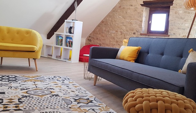 Typical renovated house in the center of a village