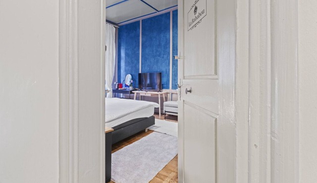 Typical room in the old town of Freiburg