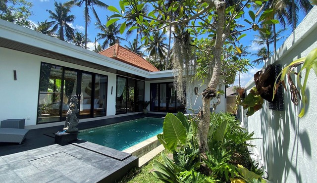 Ubud-Villa 2ch & piscine privée calme et paisible