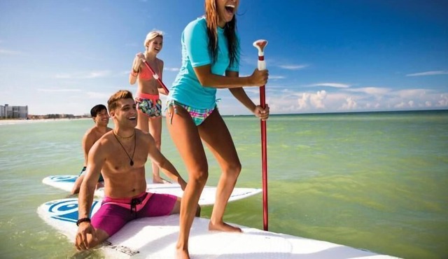 Ultimate Beach Adventure! 2 Tropical Units with Water Slides and Pool!