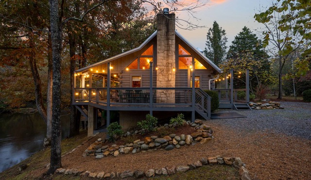 Ultimate Riverfront Cabin Retreat Private Swimming Hole Smoky Mountains