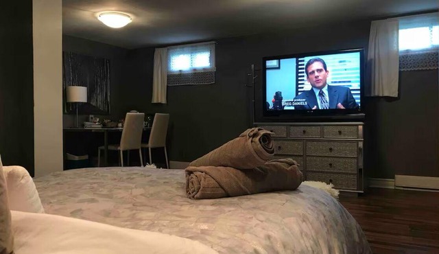 Ultra-clean basement apartment near Montreal airport!