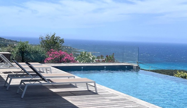 Ultra design villa - panoramic sea view - sunset - swimming pool