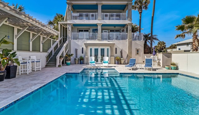 Unbelievable Oceanfront Home, 6 bed/8 bath, 3036 S. Fletcher, Private Pool