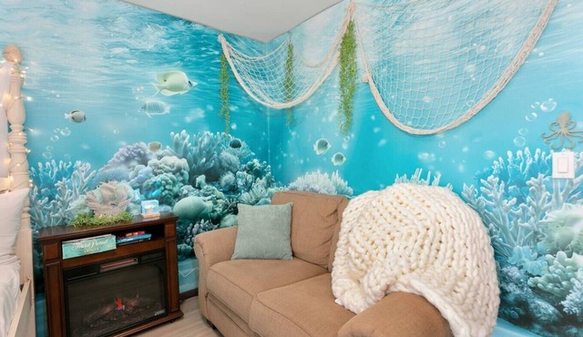 Underwater Mermaid Theme w/Bunk Bed