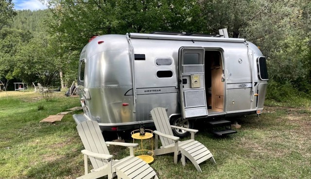 Unforgettable Glamping Escapes in this Cool Airstream on the Pecos River, New Mexico