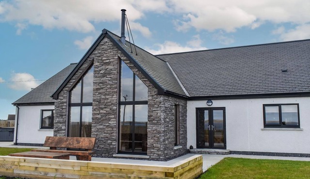 Uninterrupted views over Coll Beach and sea views out over Broadbay.