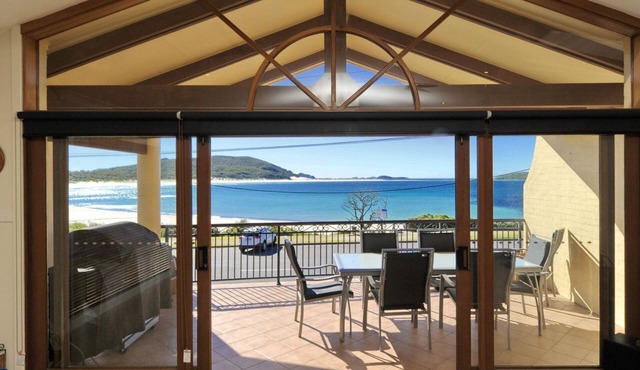 uninterrupted views of Fingal Bay Beach!