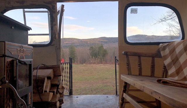 Unique 1962 Vintage Bus in the heart of the White Mountain National Forest
