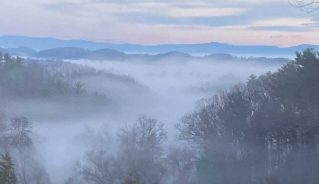 Unique 4 ac. private country estate, stunning views, 1/4 mile to Va. Creeper!