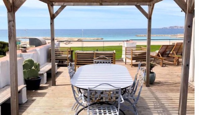 Unique : Appartement 80m2 + Toit Terrasse Panoramique à la Plage vue Imprenable