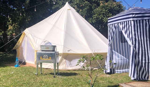 Unique Bell tent camping experience in Clewiston natire site