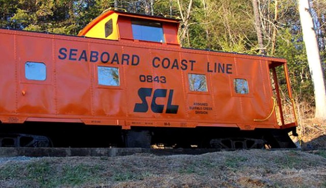 Unique Caboose Accommodation for a Getaway near Asheville, North Carolina