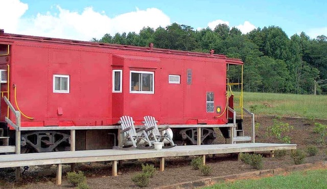 Unique Caboose Getaway in the Blue Ridge Mountains of Virginia