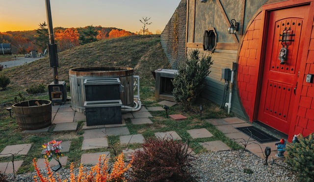 Unique Gem Hobbit Inspired Cabin Hot Tub Sauna Pet Friendly Best Nights Sleep