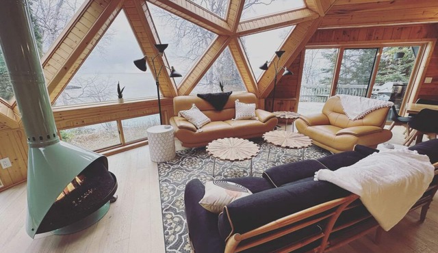 Unique Geodesic Dome on Lake Superior