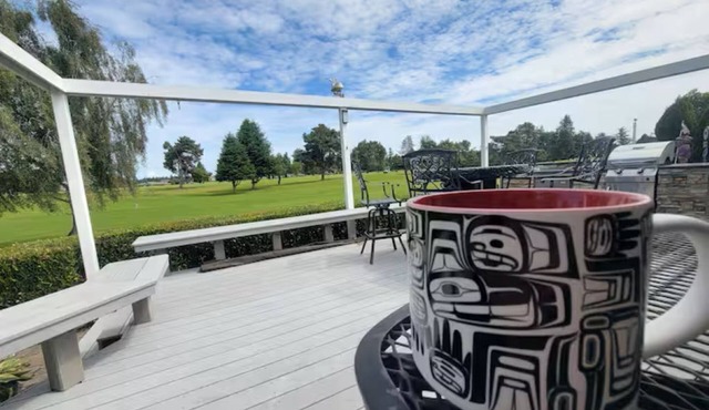 Unique Golf Course Retreat w/Hot Tub & Firepit