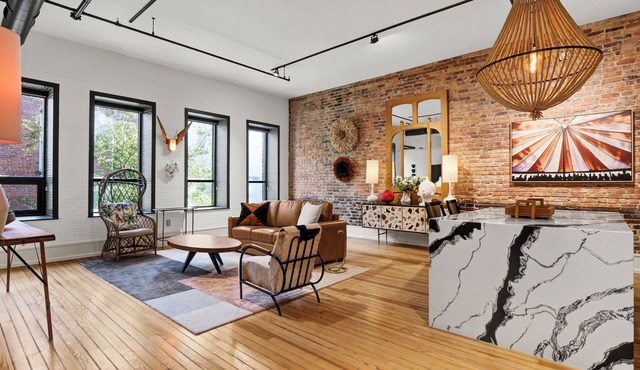Unique Historic Downtown Penthouse Featuring Two Private Suites