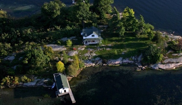 Unique Historic Boathouse on a Stunning Private Island in the 1000 Islands