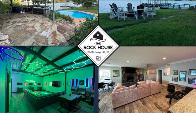 Unique Lake House - Dock - Hot Tub/Pool - GameRoom
