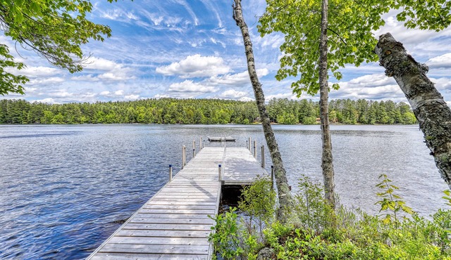 Unique Lakefront House with Sandy Beach and Dock - Sweeping Views