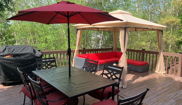 Unique Mountain Cottage with Hot tub, Game Room, Central AC