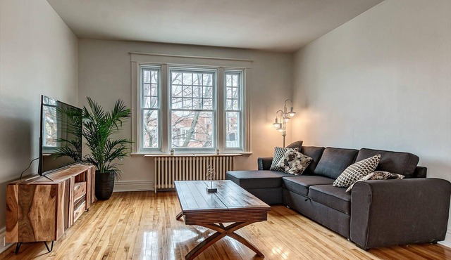 Unique, newly renovated and spacious 1600 square foot apartment.