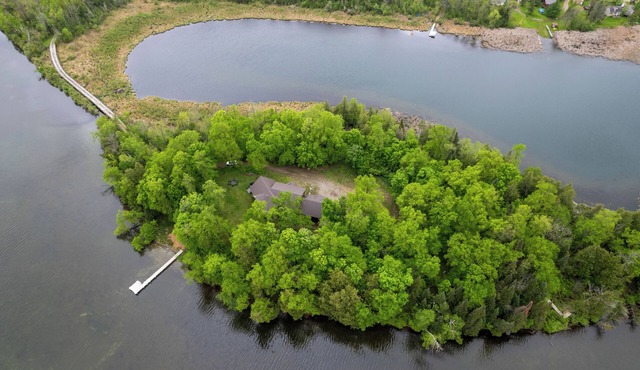 Unique Northwoods Getaway on Private Island