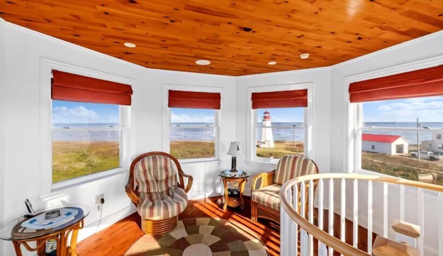 Unique PEI Lighthouse Beach House with 360° Ocean Views by Shipwreck Point