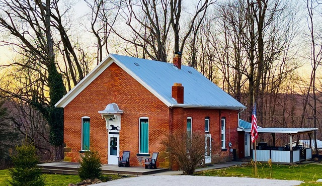 Unique Remodeled 1888 Schoolhouse with Highland Cows