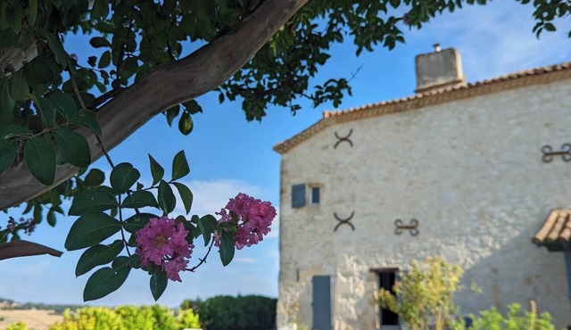 Unique, rustic villa with pool & incredible views in SW France - dog friendly