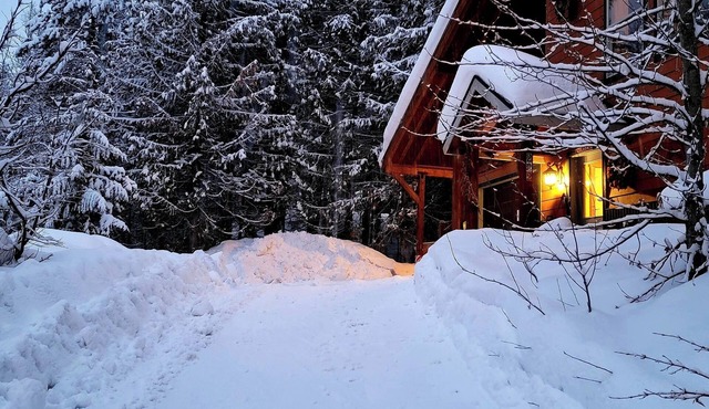 Unique, secluded edge-of-the-wilderness location on Big Mountain, Whitefish.