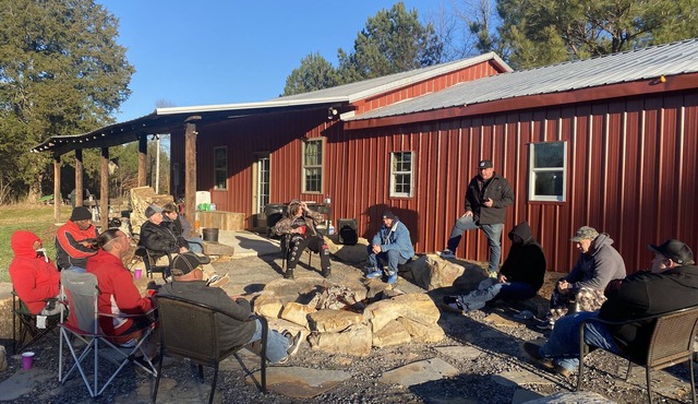 Unique Sportsman's Lodge surrounded by North Sauty Waterfowl Refuge acres.
