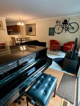 Unique stay in Gaithersburg with Baby Grand Piano, Fire Pit, and BBQ