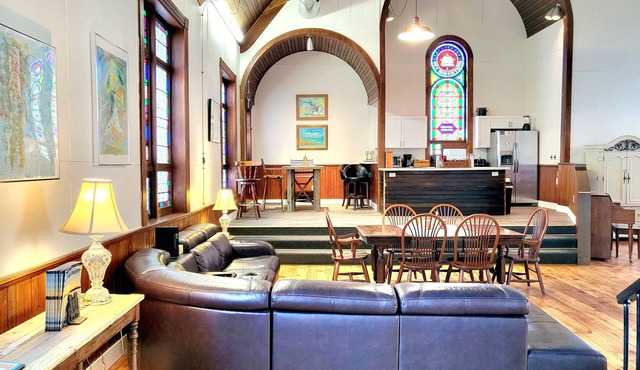 Unique stay! Renovated historic church.