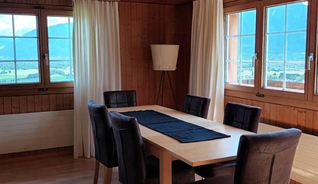 Unique view from elegant farmhouse apartment