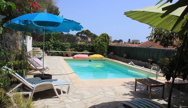 Unique villa with pool, seaside view