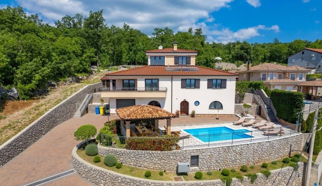 Unique villa with private pool near Kastav