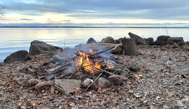 Unique waterfront house with private beach