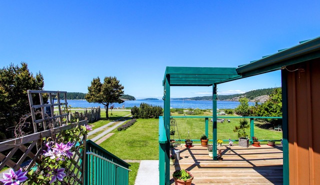 Unique waterfront home with lake & ocean views plus private sauna