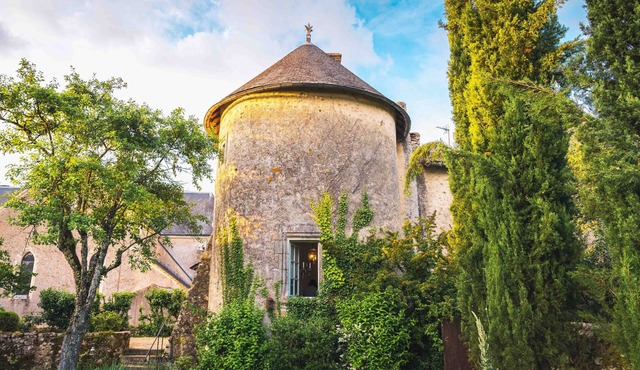 Uniquely French 14th Century Tower in rural village with spiral staircases!