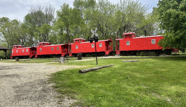 Uniquely Quaint Santa Fe Train Caboose 2