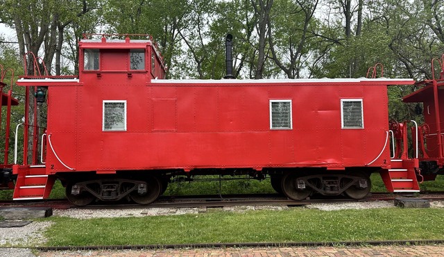 Uniquely Quaint Santa Fe Train Caboose 3