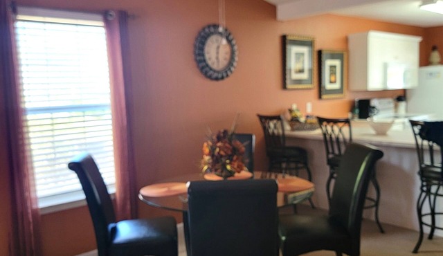 Unplug and Enjoy a cozy home with a backyard patio, grill, and free Wi-Fi.