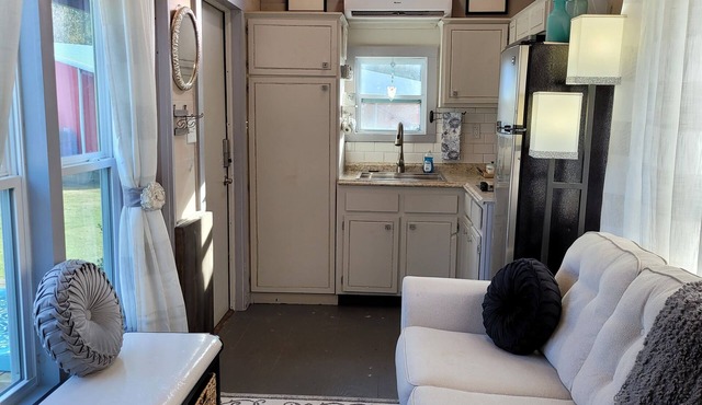 Unplug and unwind in this tiny home featured on Season 1 HGTV Tiny house hunter.