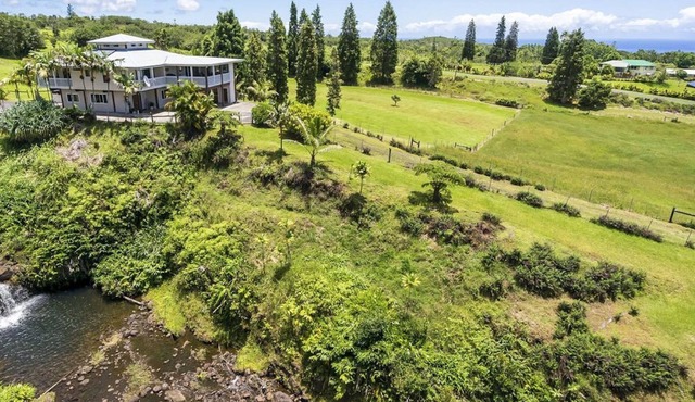 Unspoiled, Undiscovered, Unforgettable Waterfall Farm Overlooking Hilo Bay