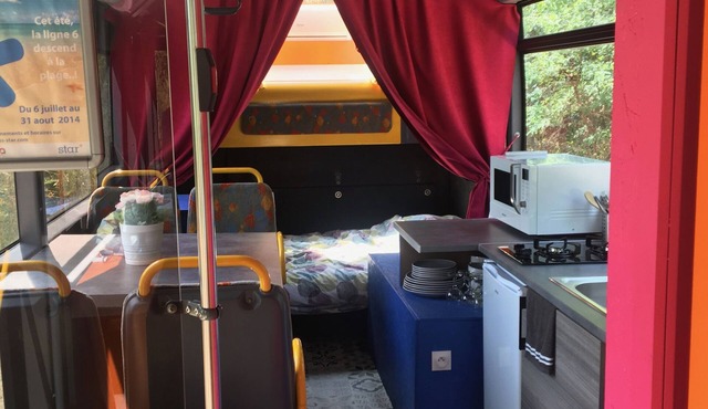 Unusual 4-person accommodation with swimming pool