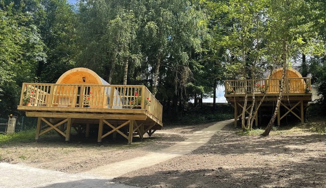 Unusual accommodation Chalet Pod on stilts