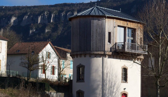 Unusual gite in a former station water tower