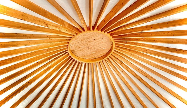 Unusual stay in a contemporary yurt